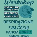 Workshop Respirazione e Sblocchi: pancia gonfia, dolori, ciclo, sindrome mestruale - Diastasi, addome e pelvico safe